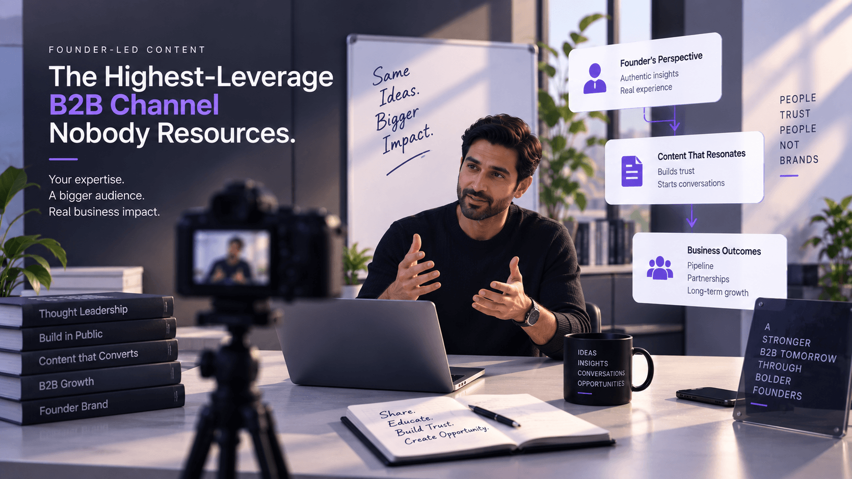 Founder-Led Content: The Highest-Leverage B2B Channel Nobody Resources