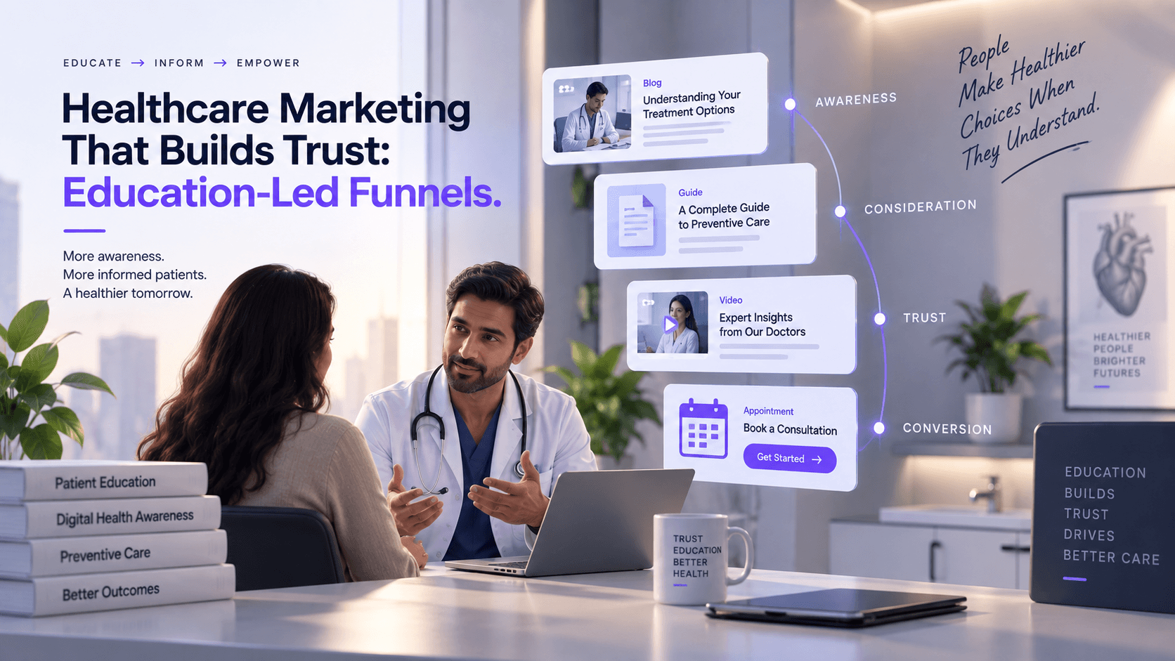 Healthcare Marketing That Builds Trust: Education-Led Funnels