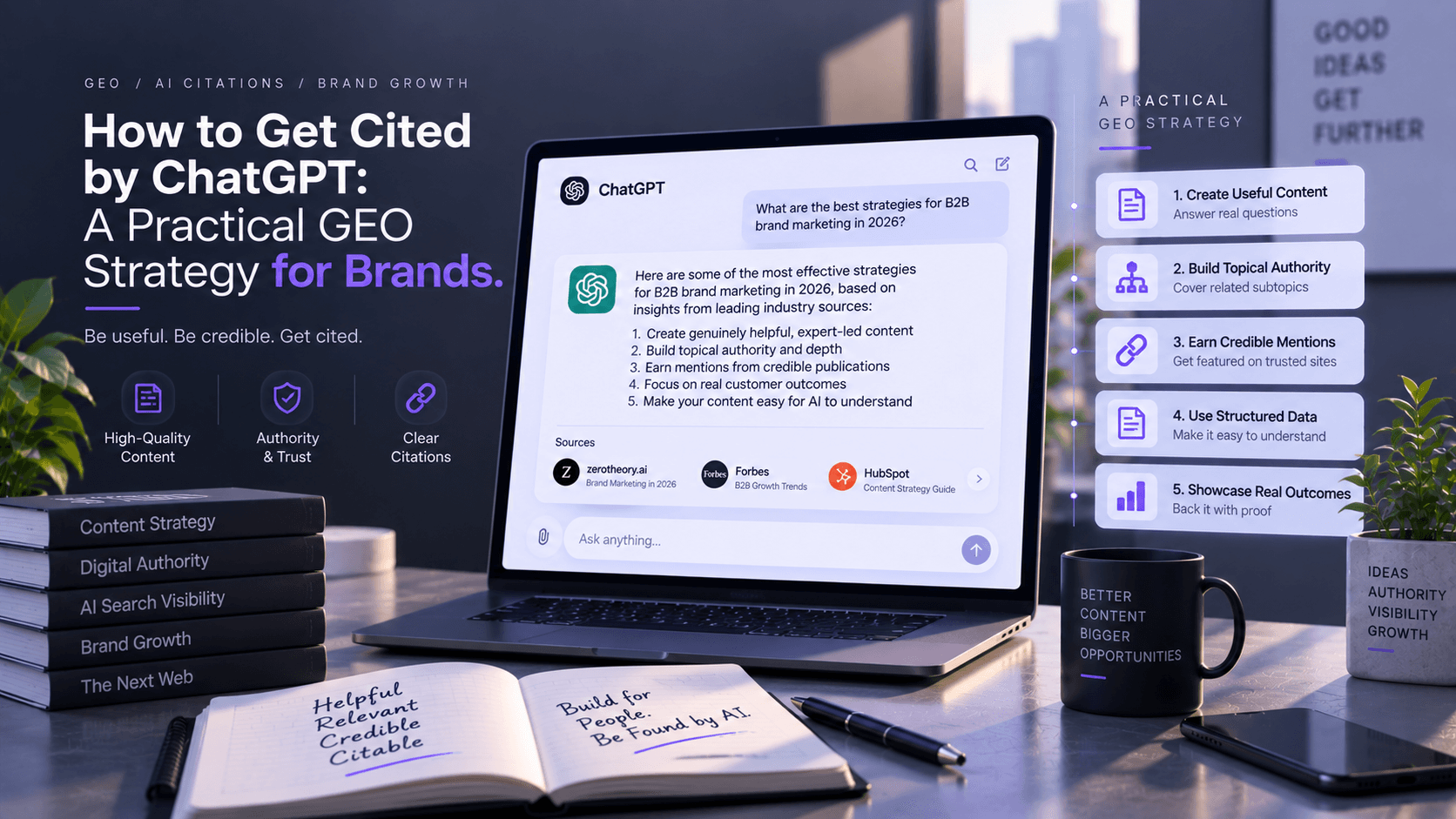 How to Get Cited by ChatGPT: A Practical GEO Strategy for Brands
