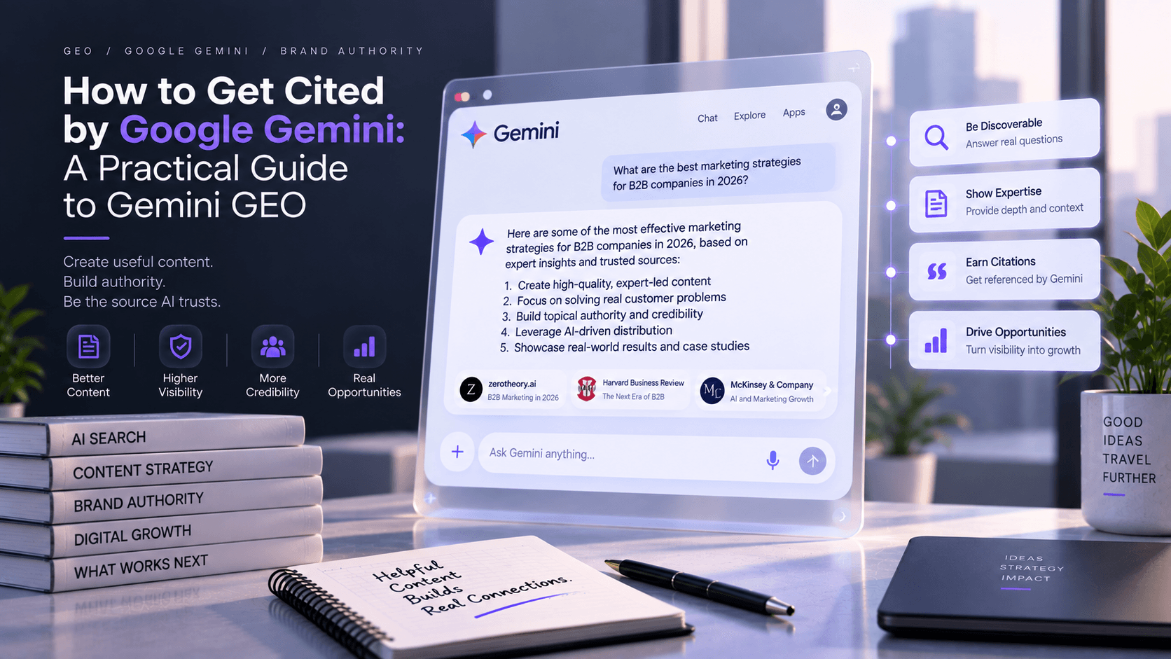 How to Get Cited by Google Gemini: A Practical Guide to Gemini GEO